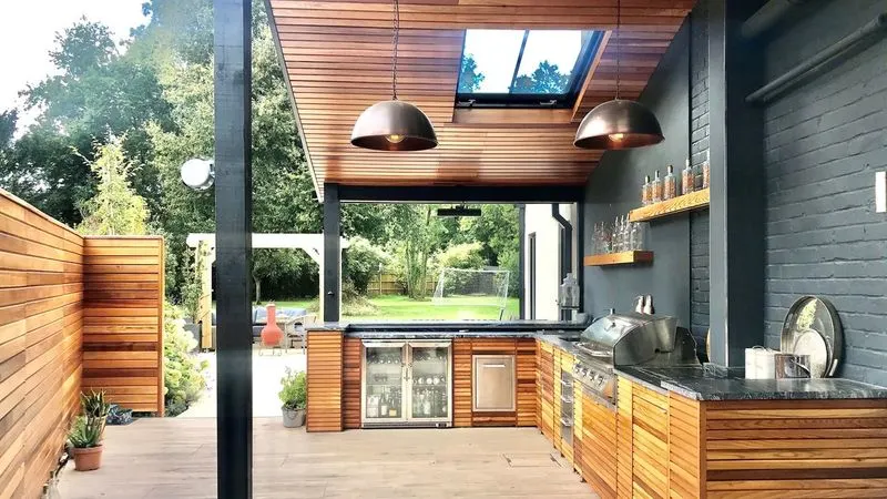 Solar-Powered Outdoor Kitchens