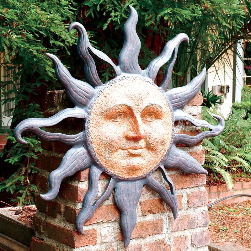 Terracotta Sun Faces