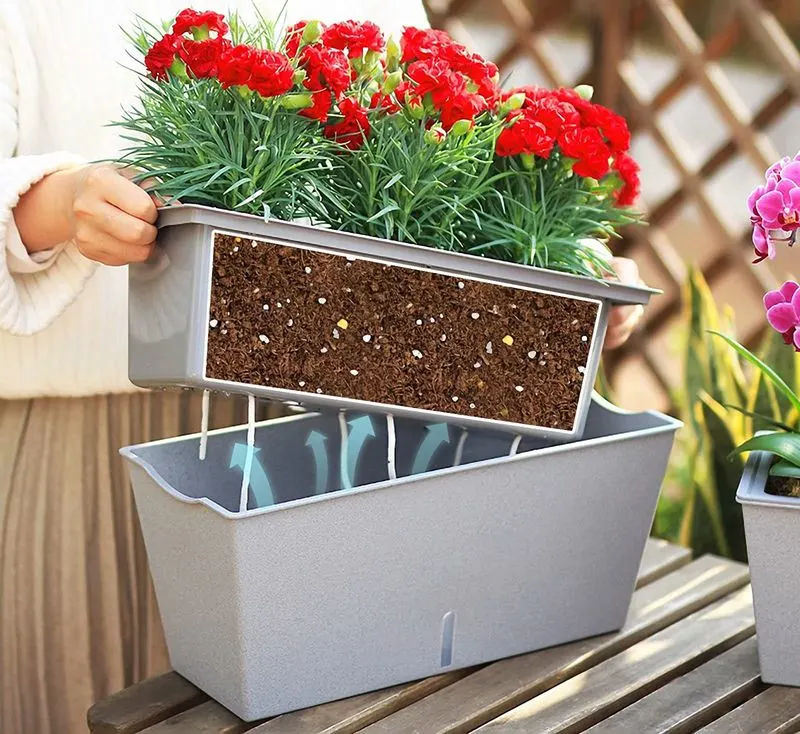 Utilize Self-Watering Planters