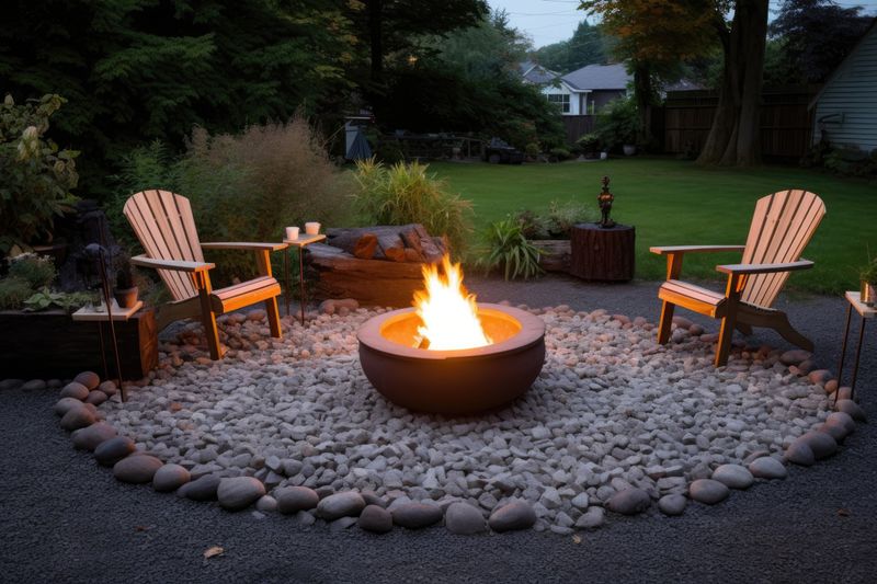 Woodland Fire Pit Area