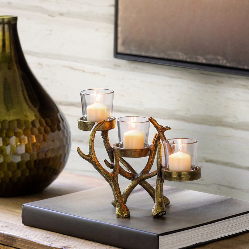 Wrought Iron Candle Holders