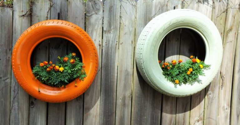 18 Unique Repurposed Planters Made from Salvaged Materials