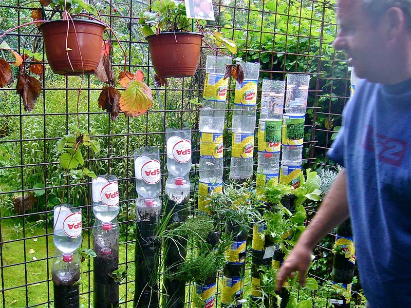 Bottle Tower Garden