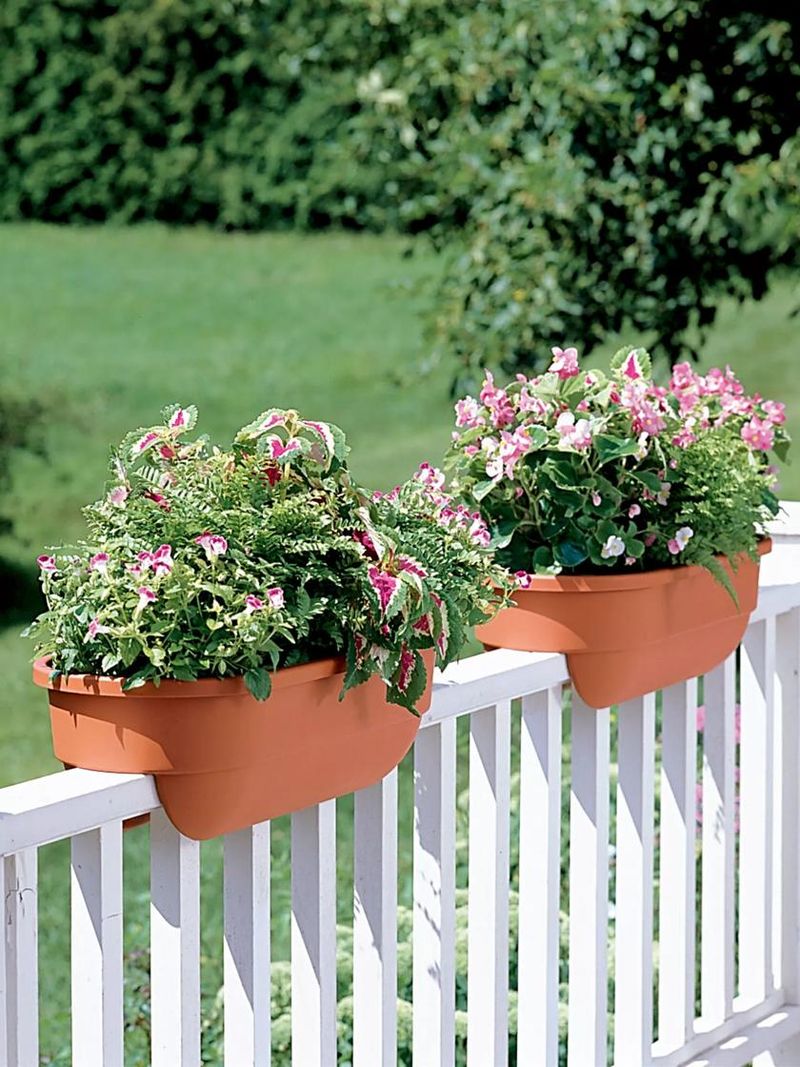 Fence Planter Boxes