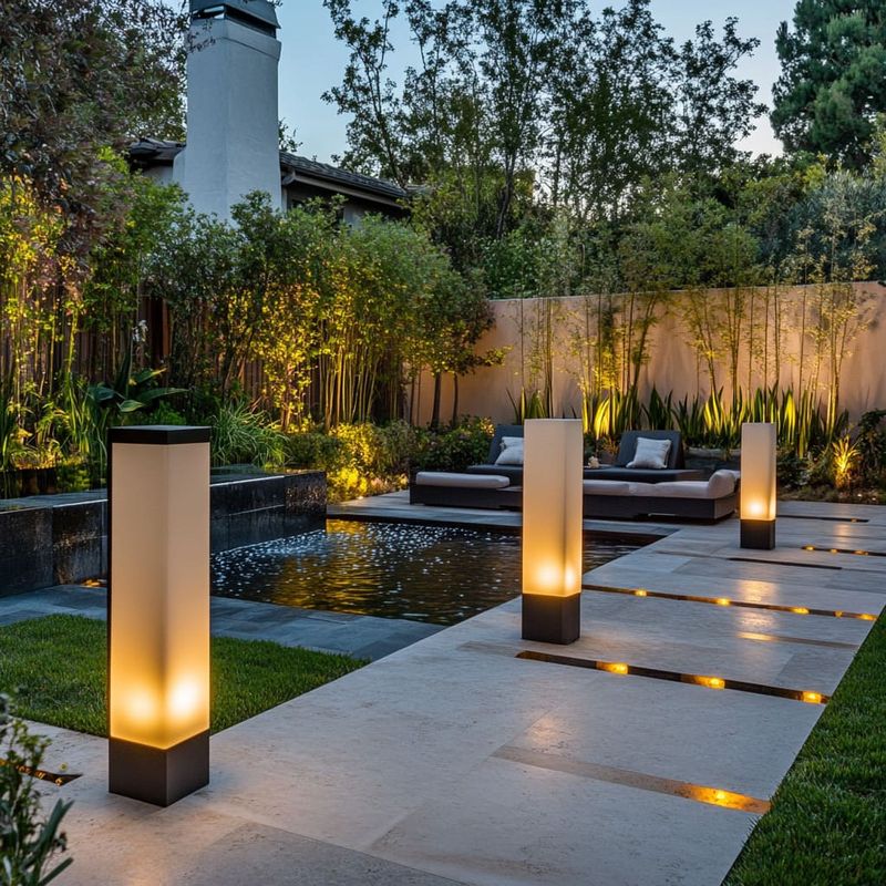 Futuristic Garden Lighting