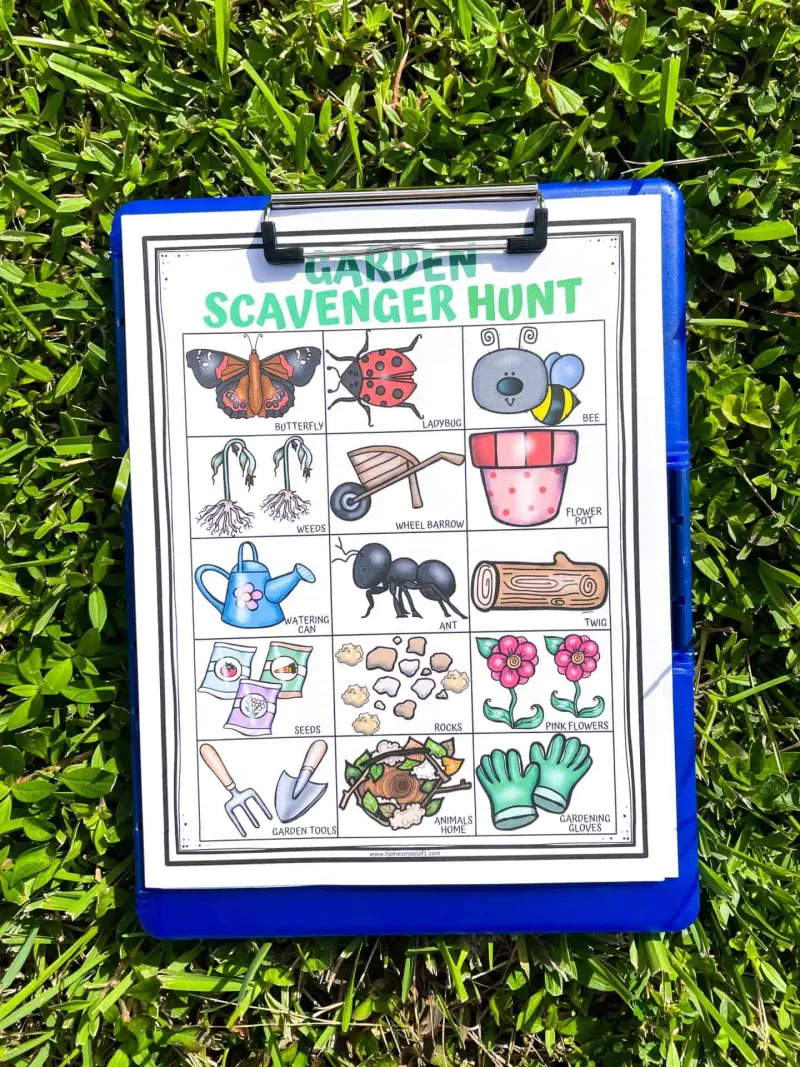 Garden Scavenger Hunt