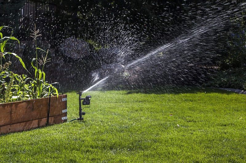 Install Motion-Activated Sprinklers