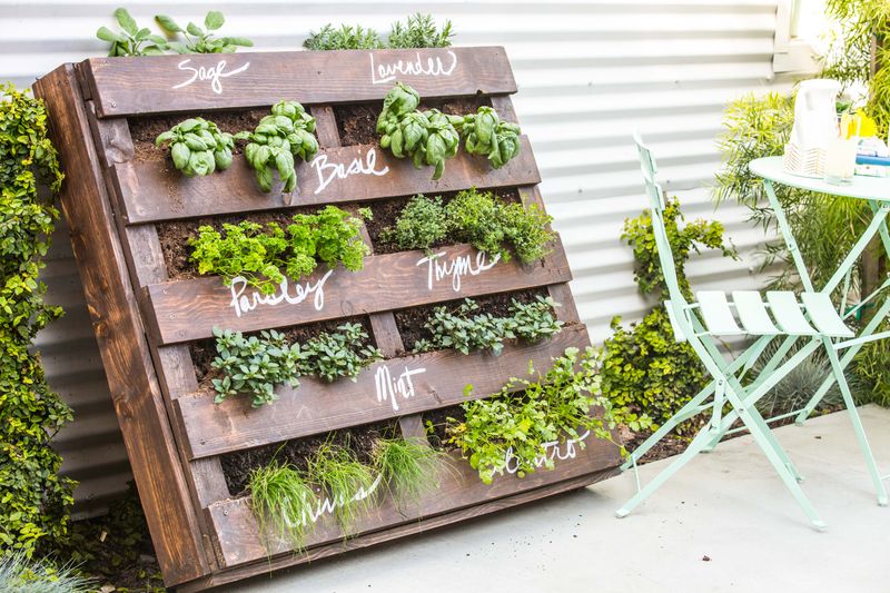 Pallet Herb Garden