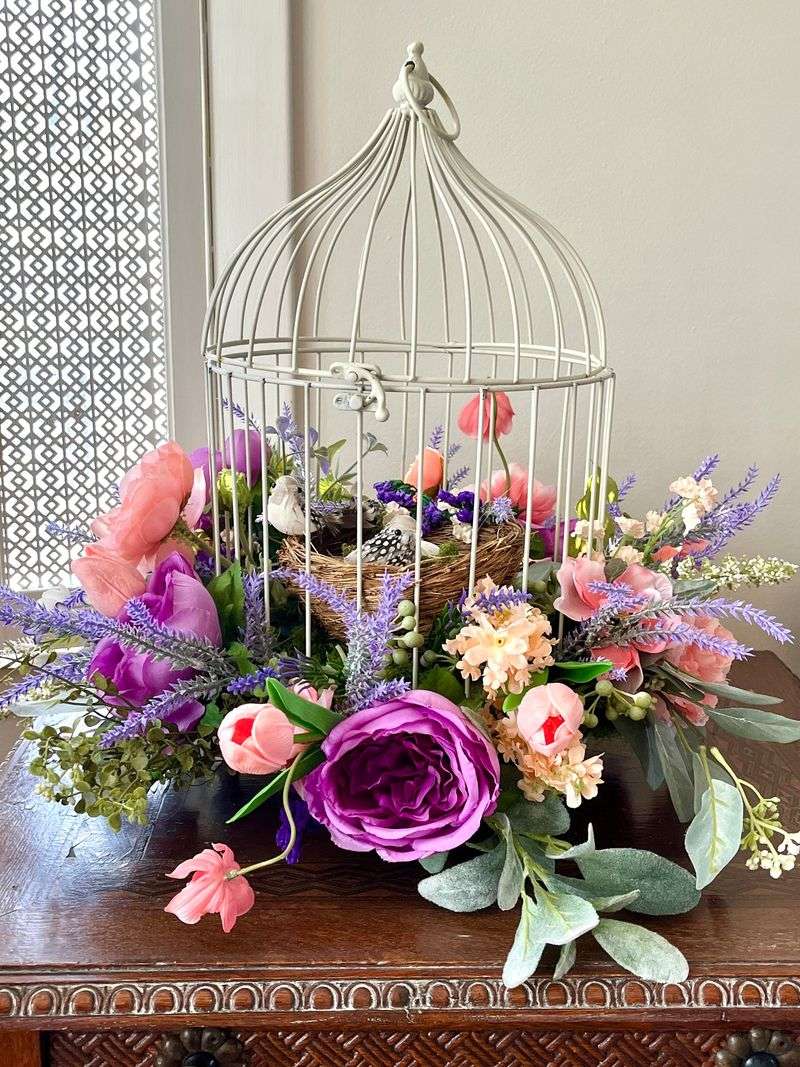 Rustic Birdcage Garden