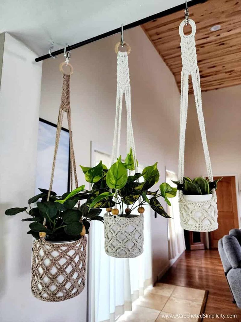 Sweater Plant Hangers