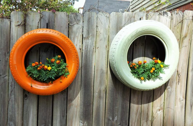 Tire Flower Planter