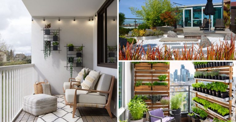 22 Balcony and Rooftop Garden Ideas for Creating a Serene Space