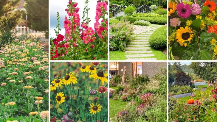 20 Ideas for Making a River of Flowers in Your Garden