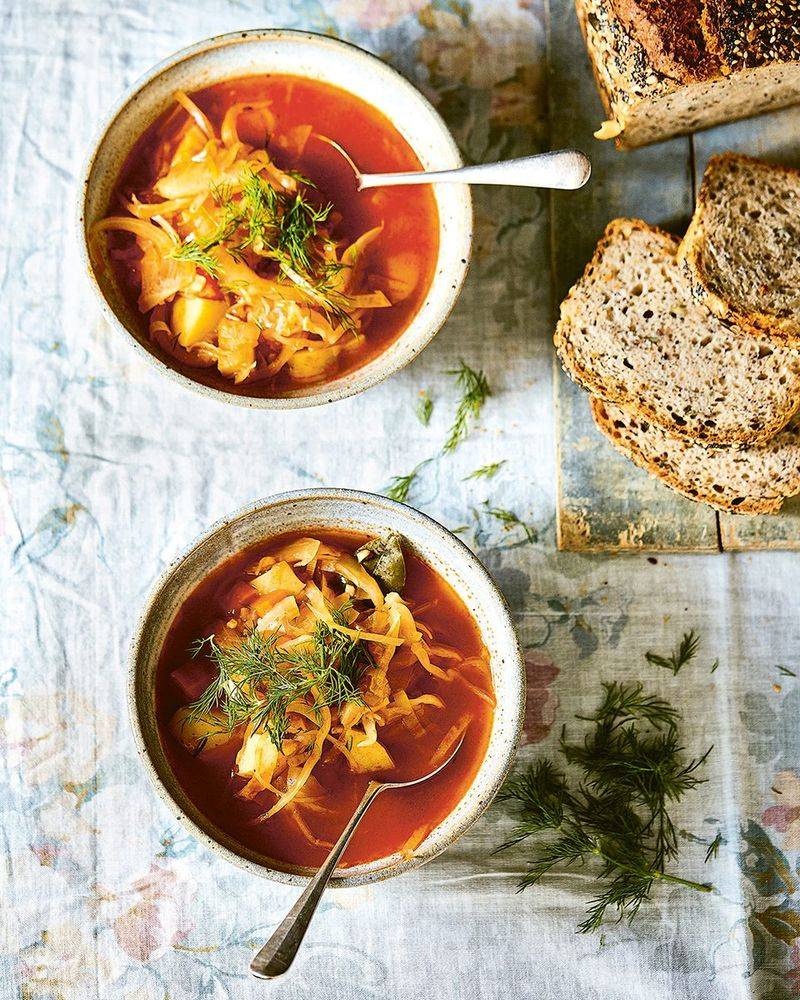 Cabbage and Caraway Soup