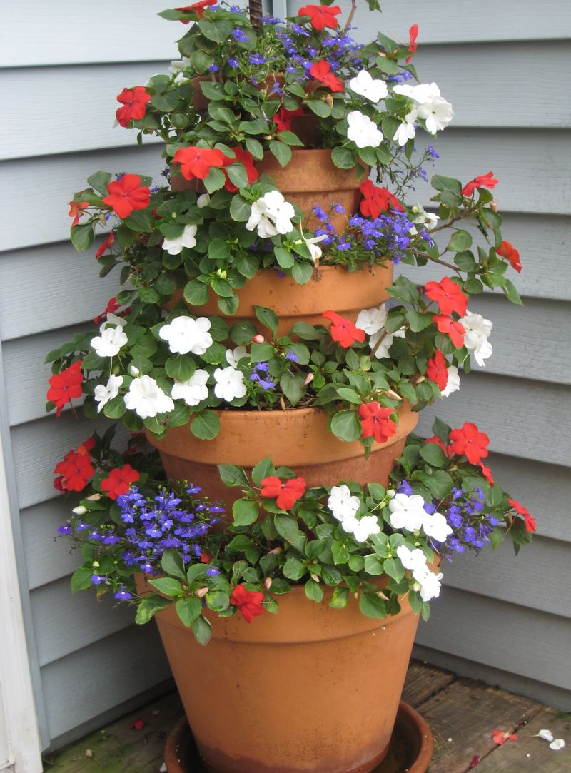 Cascading Flower Tower