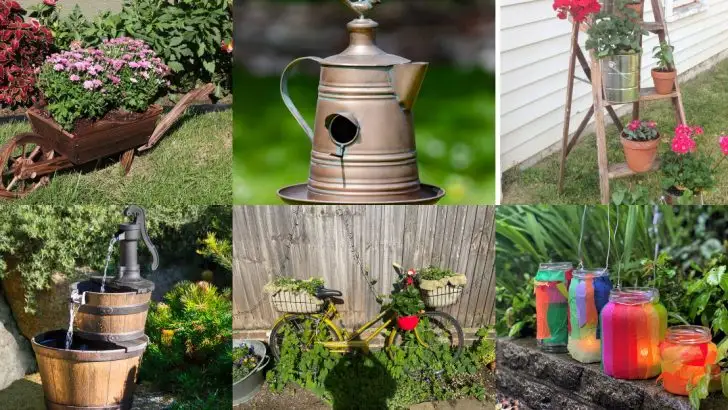 20 Charming Ways to Incorporate Vintage Items into Your Garden Decor