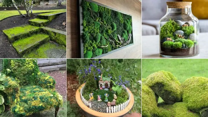 12 Creative Ideas for Decorating Your Garden with Moss