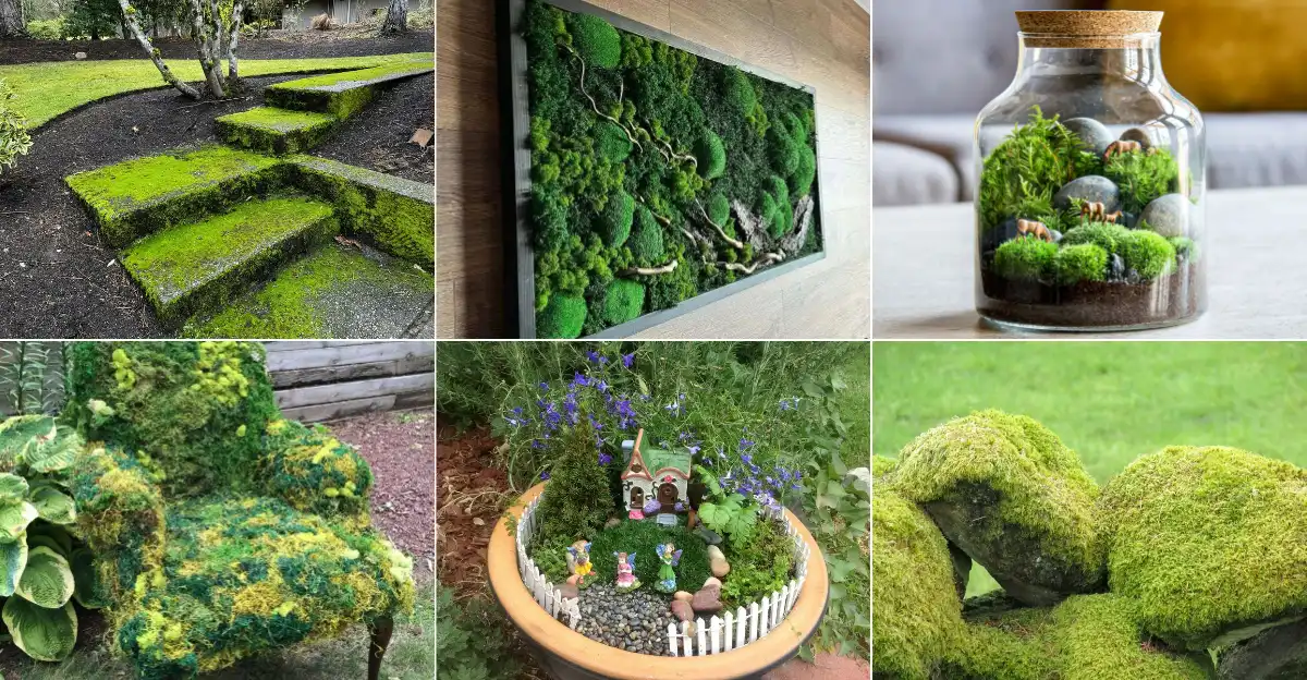 Creative Ideas for Decorating Your Garden with Moss