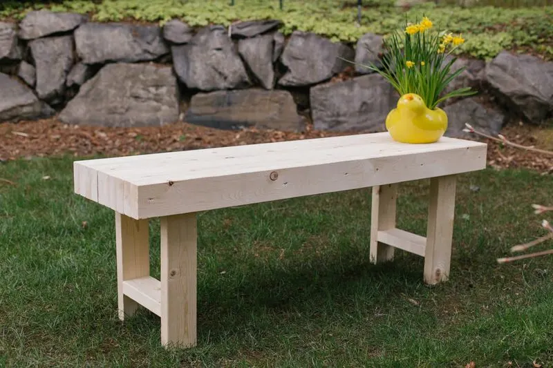 DIY Garden Bench
