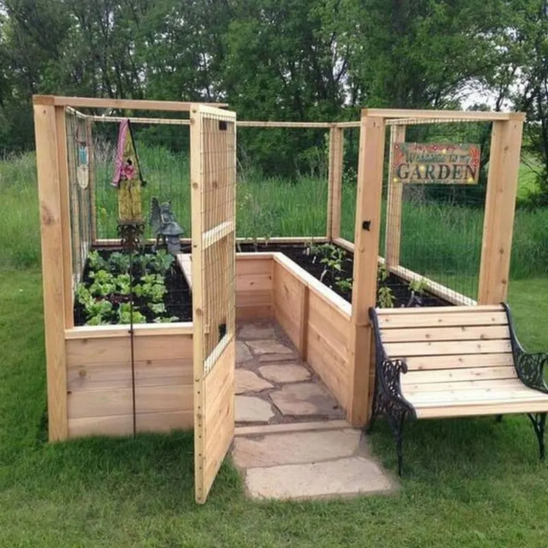 Employ a Vegetable Garden Cage