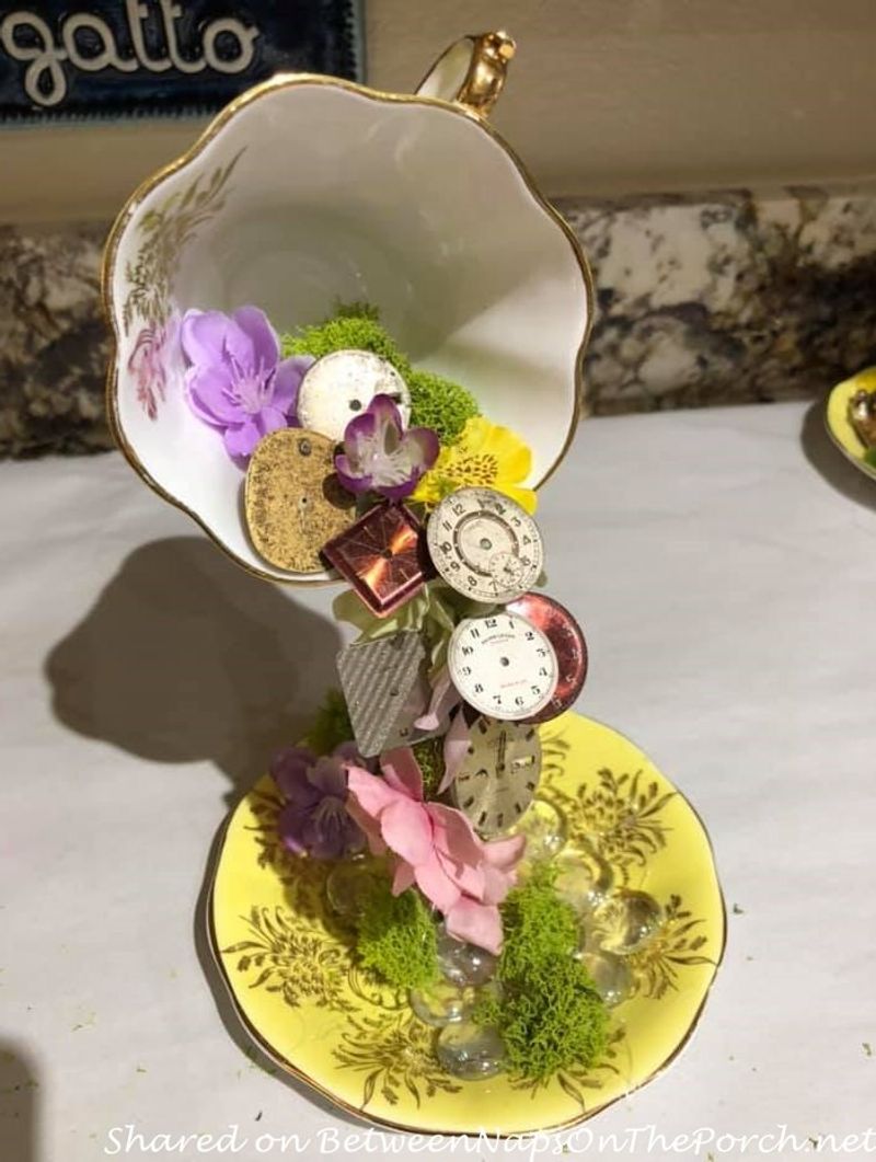 Floating Tea Party Displays