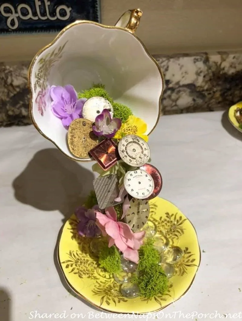 Floating Tea Party Displays