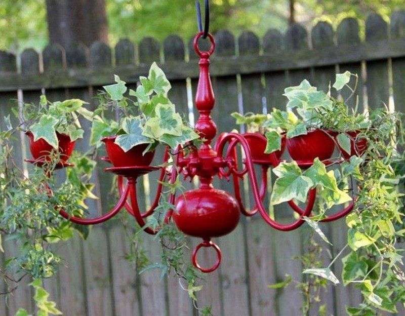 Hanging Herb Garden Chandelier