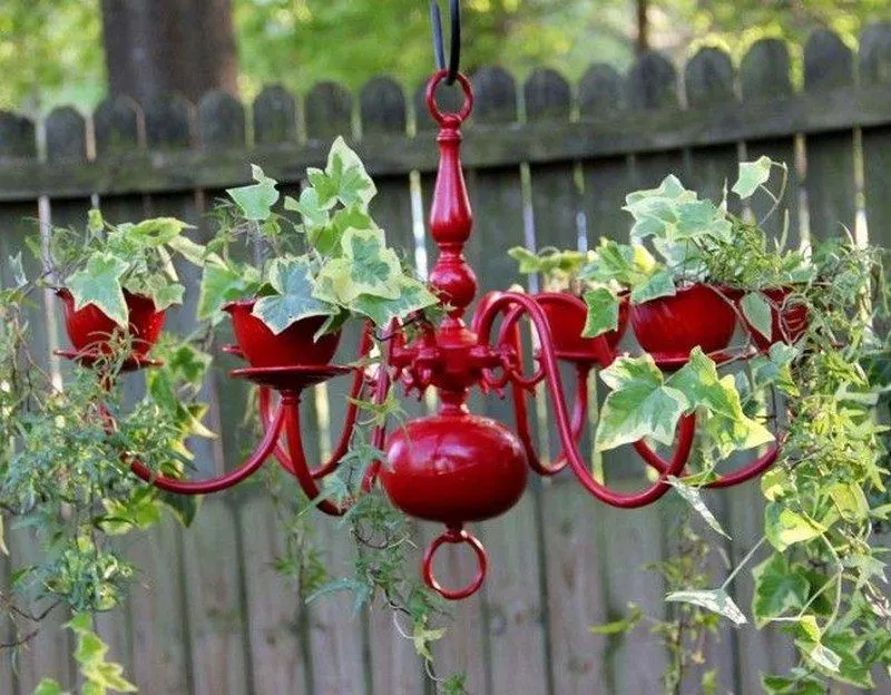 Hanging Herb Garden Chandelier