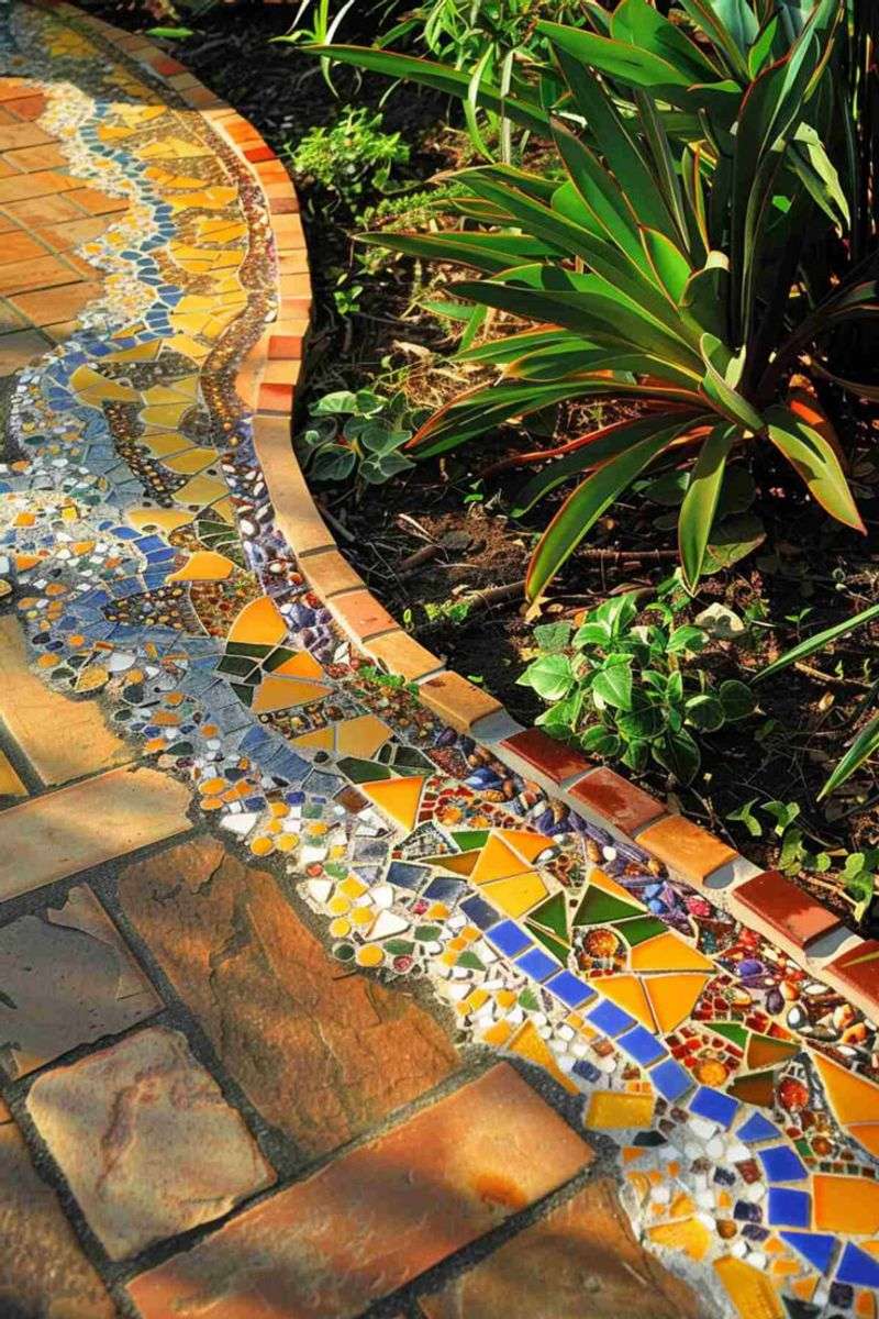 Mosaic Tile Edging