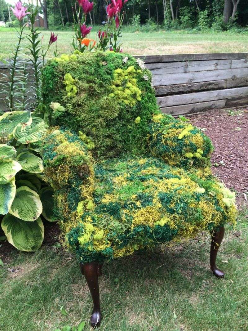 Moss-Covered Furniture