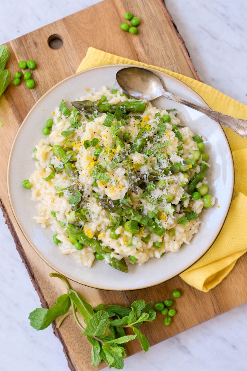 Pea and Mint Risotto