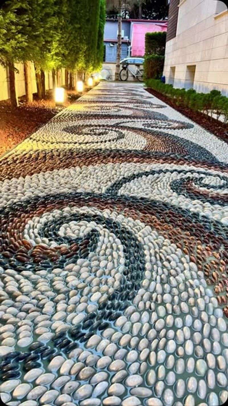 Pebble Mosaic Pathway