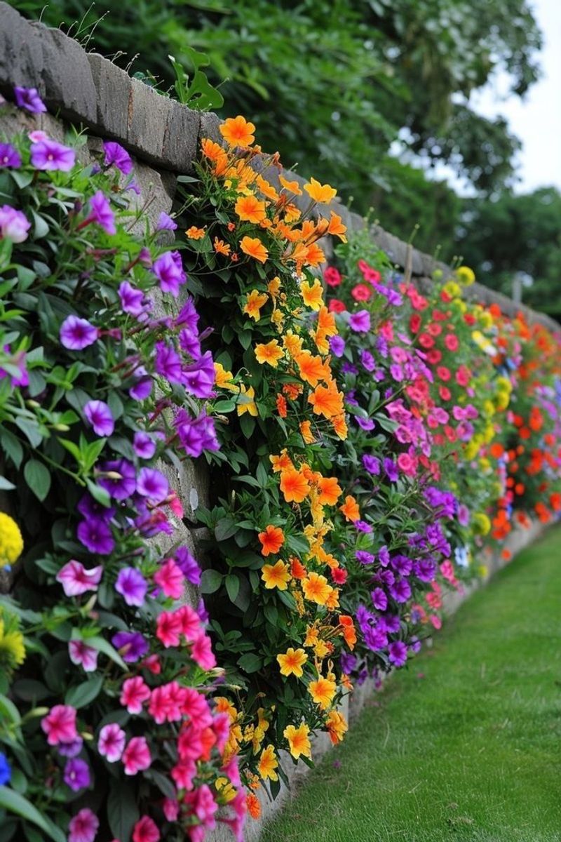 Petunia Vertical Garden