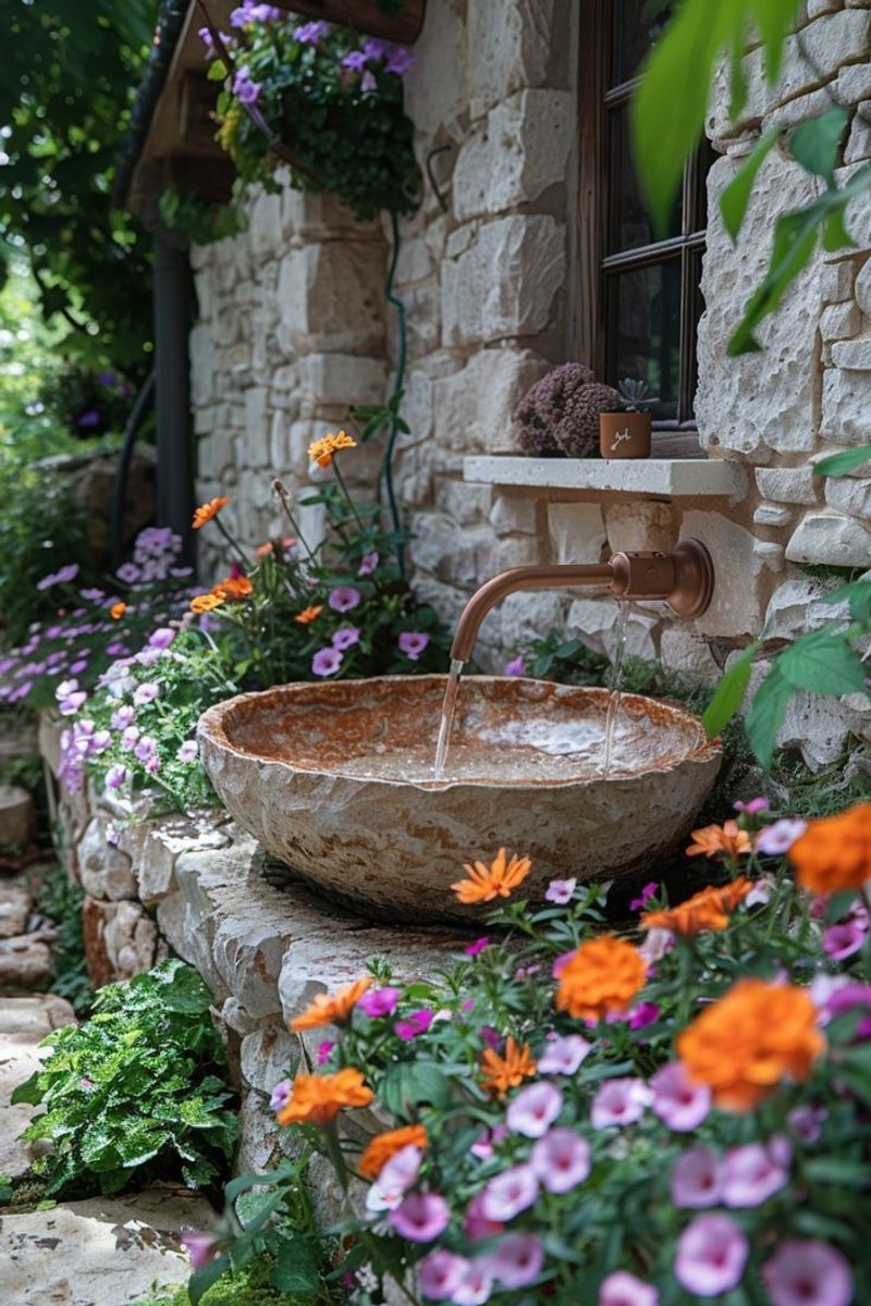 Petunia Water Feature