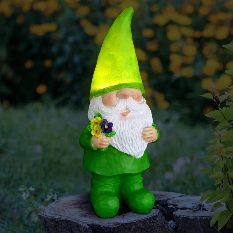 Solar-Powered Lawn Gnomes