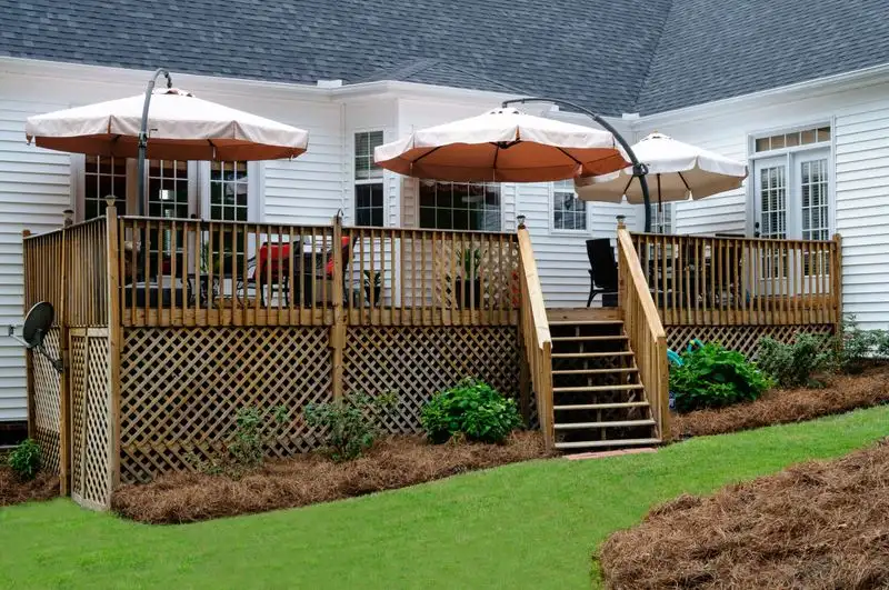 Under-Trellis Storage Area