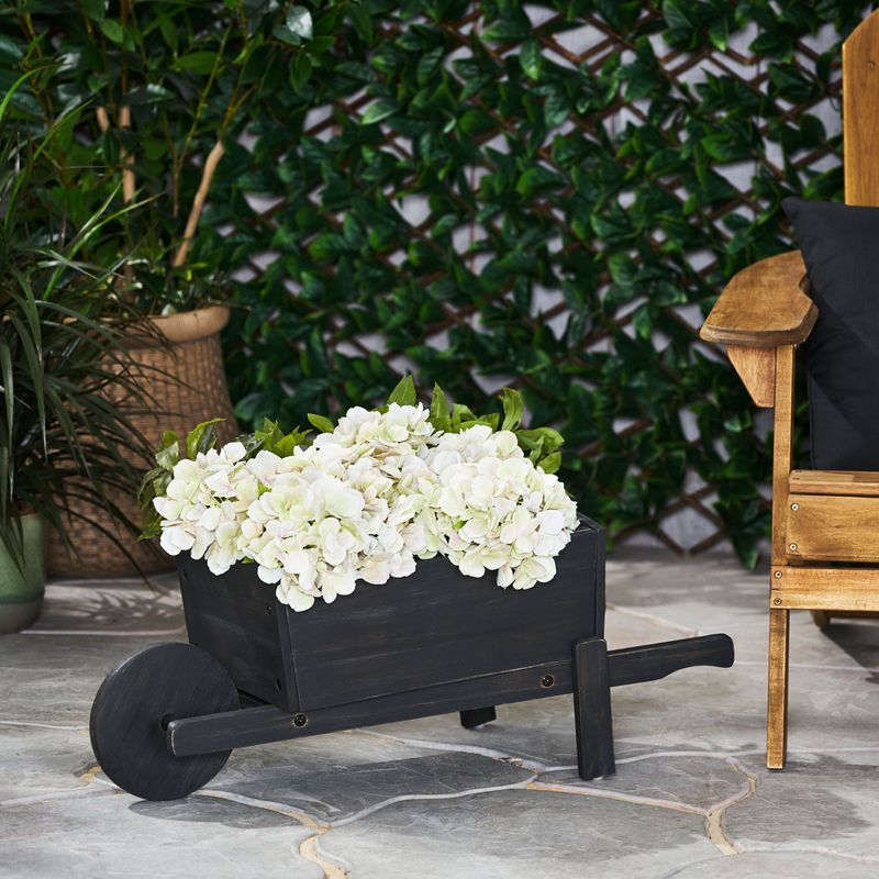 Wheelbarrow Flower Cart