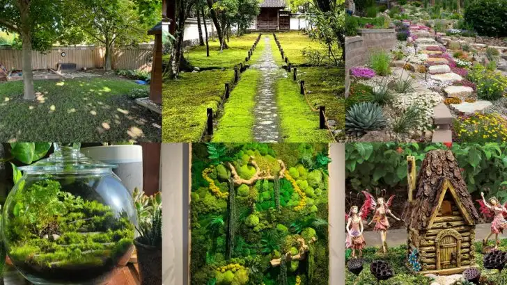 16 Ways to Incorporate Moss Lawns Into Your Yard