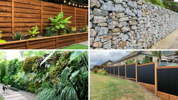 18 Backyard Fence Ideas That Enhance Privacy Without Compromising Style
