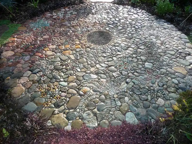 Beach Pebble Mosaic