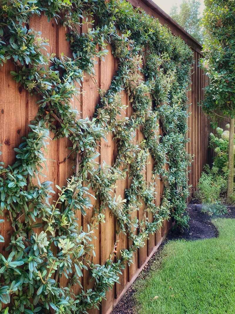 Fig and Jasmine Trellis Wall