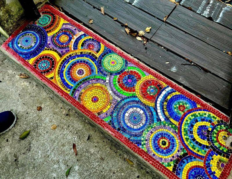 Bottle Cap Mosaic
