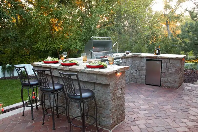 Contemporary Brick and Tile Combo