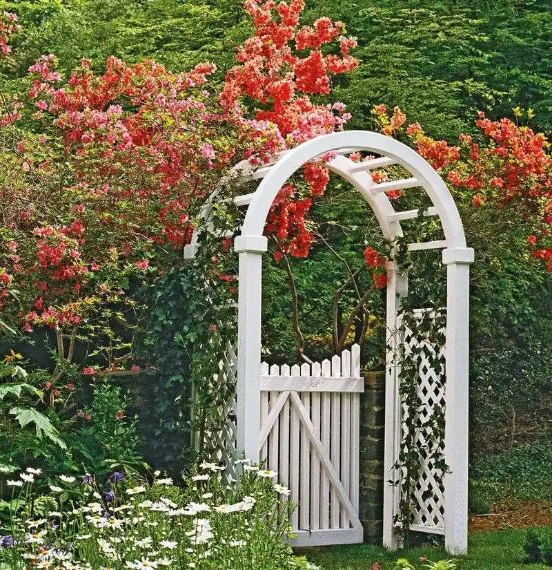 Cottage Style Lattice Gate