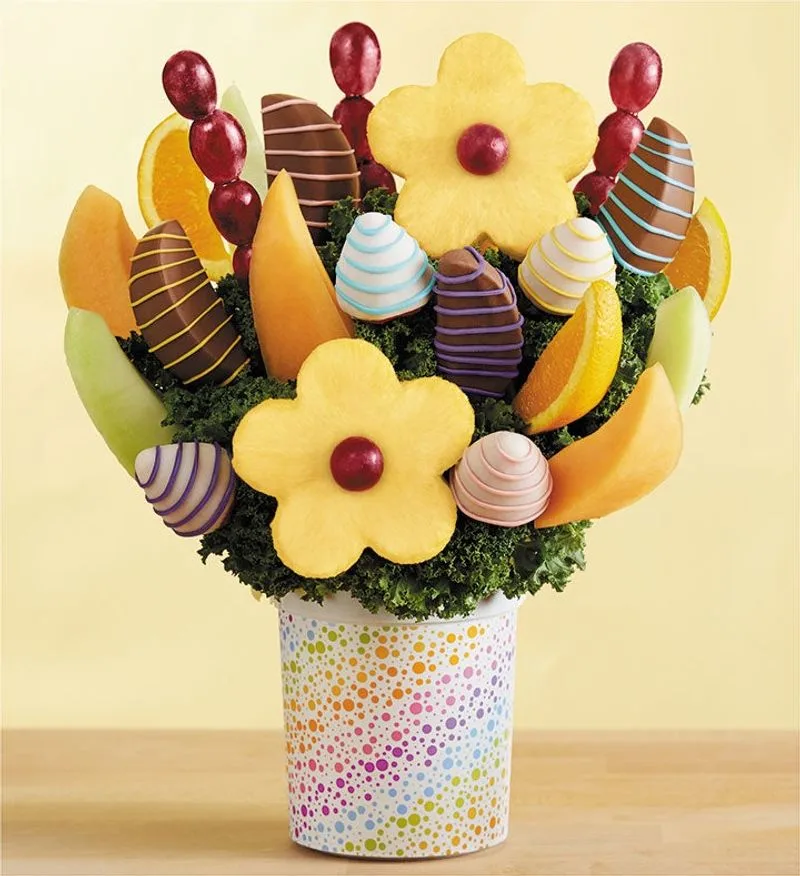 Edible Flower Basket
