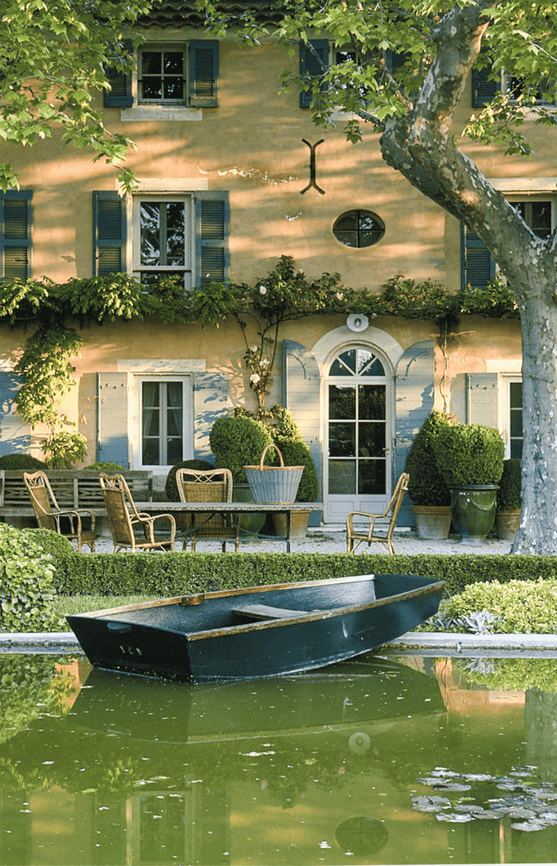 French Country Garden Pond