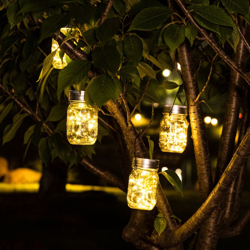 Hanging Mason Jar Lights