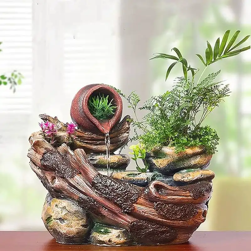Miniature Zen Garden with Waterfall