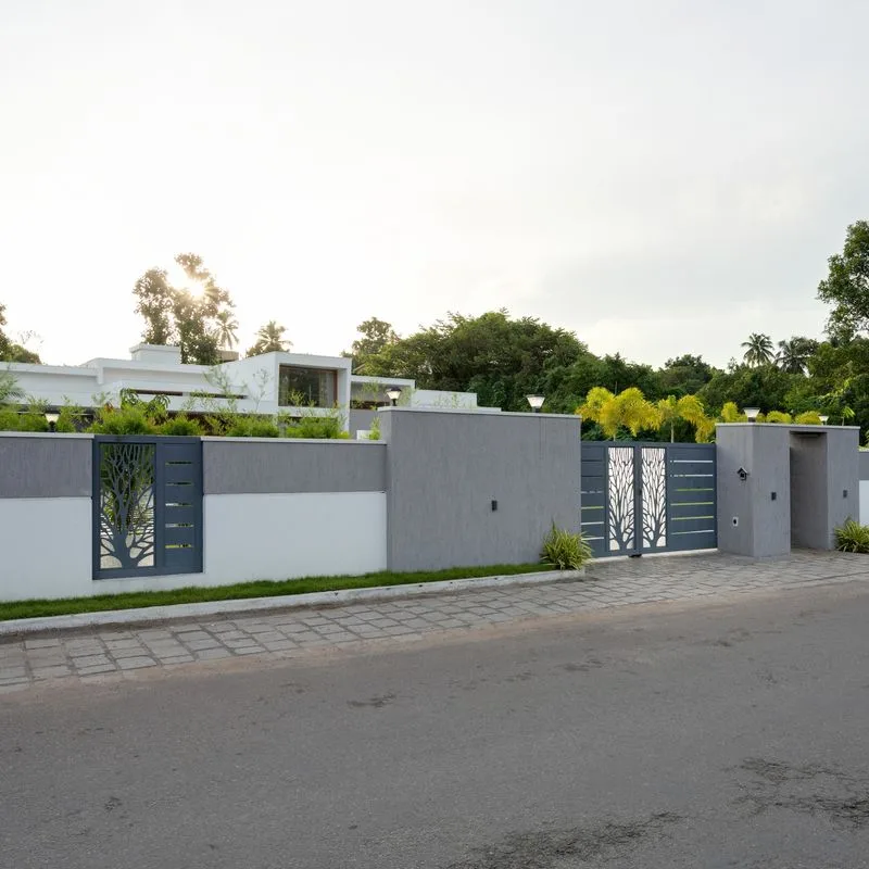 Modern Minimalist Gate