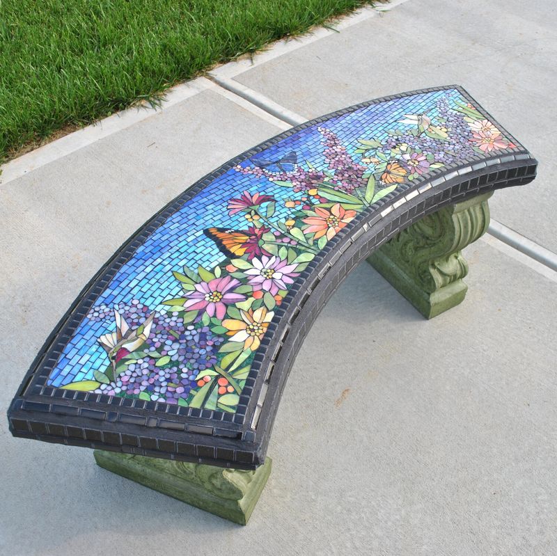Artistic Garden Bench